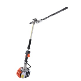 Unelte de tuns multifuncționale 6 in 1, trimmer de gard viu pe benzina, masina de taiat buruieni, trimmer cu fir, fierastrau cu lant, foarfeca cu drujba si tija extensibila - Img 11
