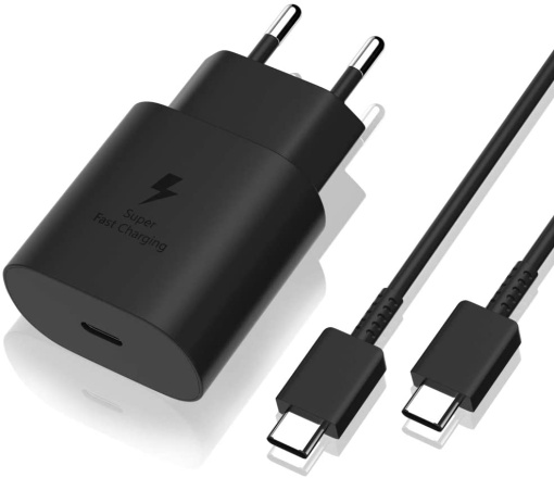 Incarcator 25W pentru Samsung S24 TA800EBE-DG905BBE Type C 1M Super Fast Charger Negru