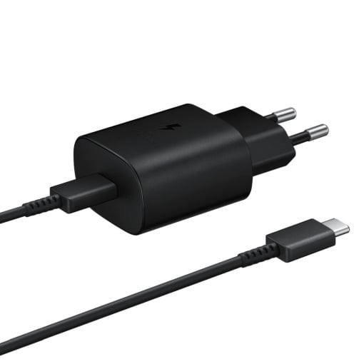 Incarcator 25W pentru Samsung A23 A24 A25 TA800EBE-DG977BBE Type C 1M Super Fast Charger Negru