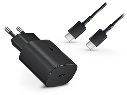 Incarcator 25W pentru Samsung A23 A24 A25 TA800EBE-DX310JBE Type C 1.8M, Super Fast Charger, Negru
