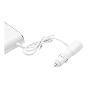 Adaptor bricheta auto tripla 12/24V, iluminata LED, cu intrerupator individual si 1 port USB, 5V, 2.1A - Img 5