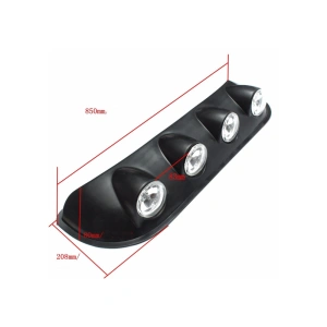 Ansamblu format din 4 proiectoare cu Led si Angel Eyes, montaj pe plafon sau capota, alimentare 12V, lungime 85cm, destinat vehiculelor Off-Road - Img 4