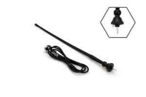 Antena radio auto universala 34cm cu adaptor 5mm ANT02 - Img 2