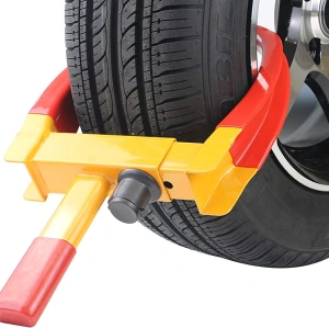 Antifurt roata autoturisam sau remorca auto, otel rezistent, ajustabil, blocabil cu 2 chei - Img 6