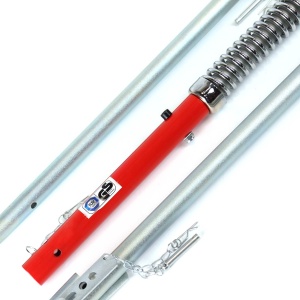 Bara de tractare pliabila rigida, 3 Tone, lungime 205cm cu amortizor, TUV CE - Img 2