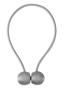 Bratara magnetica de prindere perdele/draperii, model SILVER BALLS - Img 3