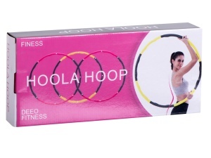 Cerc HOOLA HOOP pentru slabit, diametru 85cm, demontabil - Img 5