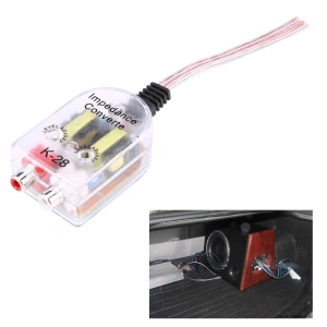 Convertor nivel semnal Hi-Low STEREO cu intrare 2 x RCA - Img 2