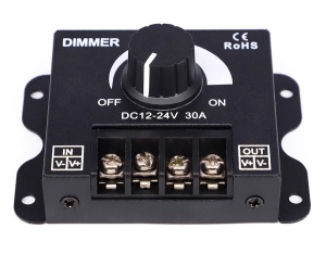 Dimmer LED cu reglaj manual, 12V - 24V, 360W - 720W, 30A - Img 4