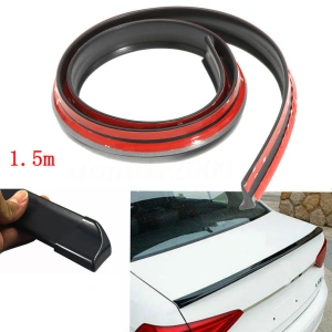 Eleron din cauciuc tip M NEGRU 1,5m x 3.5cm - Img 2