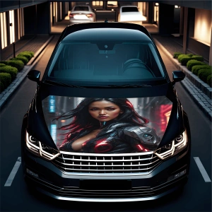 Folie Capota Auto "Hood Art" rezistenta la exterior, marime M (165 x 120cm) - Cod: AVX-CAPOTA-001M - Img 2