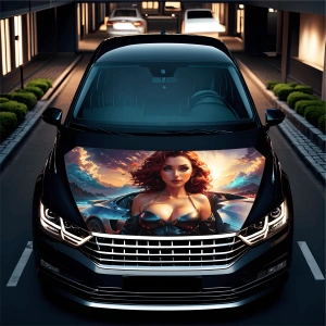 Folie Capota Auto "Hood Art" rezistenta la exterior, marime S (150 x 110cm) - Cod: AVX-CAPOTA-012S - Img 2