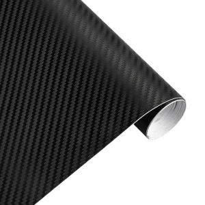 Folie colantare auto Carbon 3D Negru, 3,0m x 1,52m - Img 2