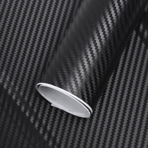 Folie colantare auto Carbon 3D - Negru (3m x 1,27m)