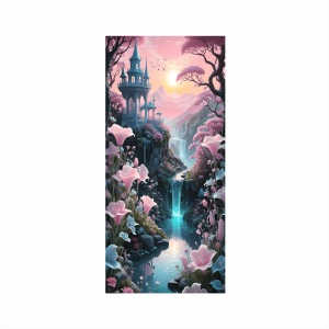 Folie imprimata color pentru decor Usa, dimensiune 200 x 90cm, model: AVX-DR13 - Img 2