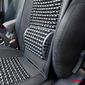 Husa scaun auto cu bile de masaj si suport lombar, dimensiuni 97 x 44 cm, culoare Neagra - Img 3