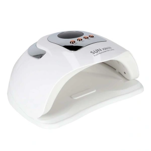Lampa UV pentru unghii, model "SUN X26 MAX", pentru manichiura, unghii hibride și unghii cu gel, 81 de LED-uri. 380 W, culoare Alba, pentru uz personal sau profesional
