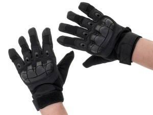 Manusi Tactice cu elemente de protectie, marime XL, cu destinatie Moto, ATV, SSV, QUAD, culoare Neagra