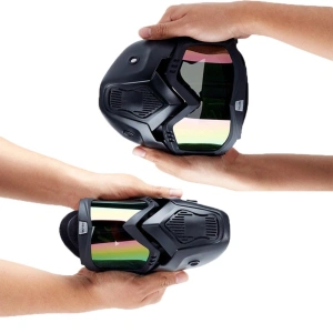 Masca de Protectie cu Ochelari Detasabili, cu destinatie Moto, ATV, SSV, QUAD - Img 3