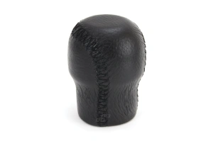Nuca schimbator de viteza din piele neagra cu fir negru - 01757