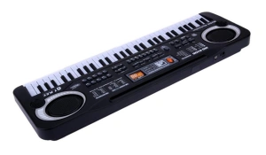 Orga electronica cu 61 de clape si microfon pentru copii (Keyboard, Pian electronic) - Img 4