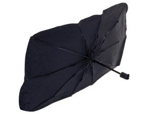 Parasolar Auto tip umbrela pentru parbriz, dimensiune 78 x 130 cm, culoare neagra - Img 5