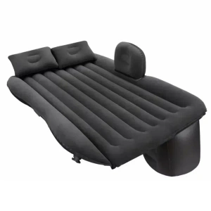 Saltea gonflabila pentru bancheta spate auto, dimensiune 138 x 85cm cu pompa electrica inclusa, culoare Neagra - Img 3
