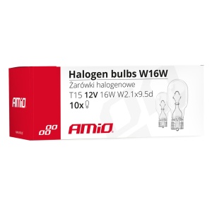 Set 10 becuri cu halogen W16W, T15, 16W, W2.1x9.5d, 12V - Img 3