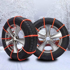 Set 10 benzi Anti-Derapante pentru Anvelope Auto, reglabile, lungime 93,5 cm - Img 1