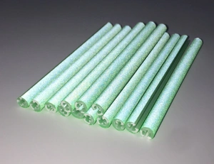 Set 12 ornamente din material reflectorizant pentru spite bicicleta, culoare verde - Img 2