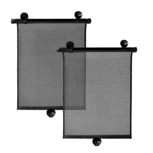Set 2 buc. jaluzele auto retractabile, latime 40cm, culoare Neagra - Img 2