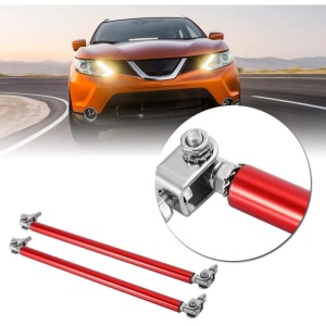Set 2 Tije din Aluminiu reglabile pentru Consolidare Spoiler, lungime 10cm, culoare Rosu - Img 2