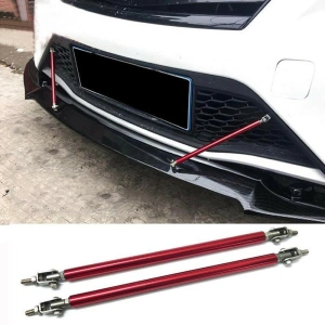 Set 2 Tije din Aluminiu reglabile pentru Consolidare Spoiler, lungime 20cm, culoare Rosu - Img 3