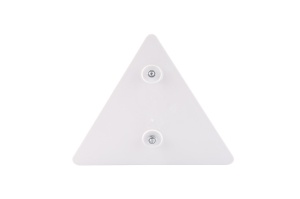 Set 2 triunghiuri de avertizare reflectorizante pentru remorci, culoare rosie, dimensiune 15 x 15 cm - Img 3