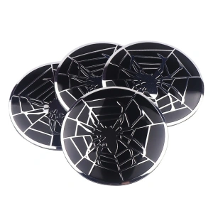 Set 4 buc. ornament central janta, model "Spider", diametru 5cm - Img 2