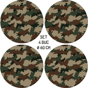 Set 4 Folii Imprimate Outdoor cu EcoSolvent, autoadezive, pentru decorarea jantelor auto, dimetru 60 cm, model FJT-27 - Img 4
