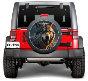 Sticker Auto "Roata de Rezerva" rezistenta la intemperii si raze UV, diametru 55 cm, Cod: AVX-RR03