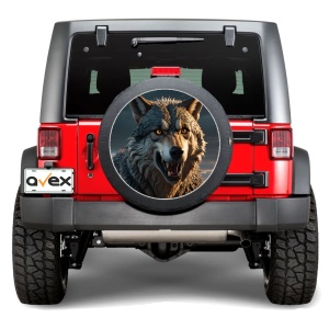 Sticker Auto "Roata de Rezerva" rezistenta la intemperii si raze UV, diametru 55 cm, Cod: AVX-RR03 - Img 1