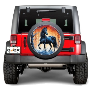 Sticker Auto "Roata de Rezerva" rezistenta la intemperii si raze UV, diametru 55 cm, Cod: AVX-RR13 - Img 1