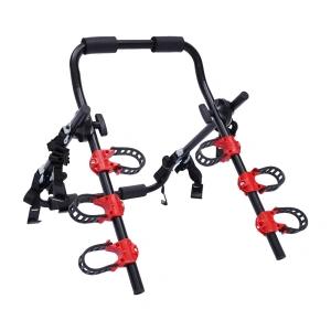 Suport auto pentru transport 3 biciclete, capacitate 58 kg, montaj rapid prin curele - Img 5