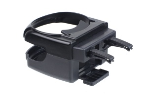 Suport auto universal pentru pahare, montaj in grila de ventilatie, culoare neagra, DH-03 - Img 4