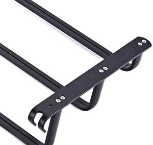 Suport de prosoape pentru baie tip "Mansarda" din aluminiu, lungime 50 cm, culoare Negru Mat - Img 6