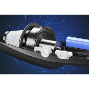 Aspirator auto fara sac, cu filtru HEPA, alimentare bricheta 12V, 120W - Img 4