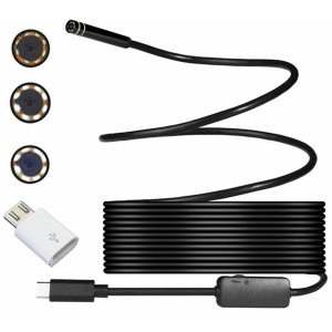 Camera endoscopica de inspectie, waterproof, 5,5mm, conectare Android/Windows prin USB-C, lungime cablu 5m - Img 1