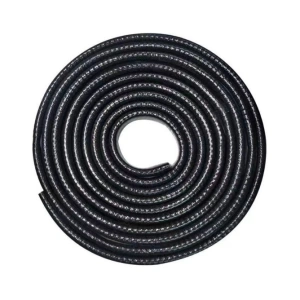 Cheder auto cu insertie din metal pentru protectie portiere, lungime 5m, culoare Negru - Img 2