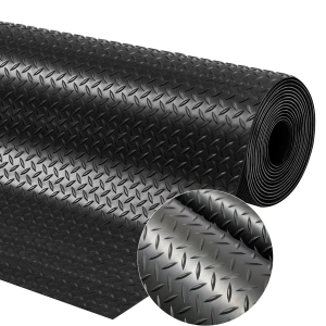 Covor Antiderapant din Cauciuc, Linoleum din Cauciuc pentru Protectie Podea Auto - model DIAMOND