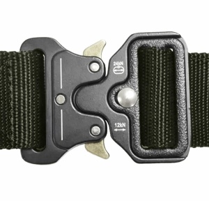 Curea Tactica pentru pantaloni, culoare Camuflaj cu catarama Neagra - Img 3