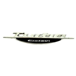 Emblema auto TURBO EDITION (reliefata 3D) - cu banda adeziva - Img 1