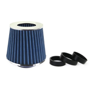 Filtru de aer conic albastru cu 3 adaptoare - Img 1