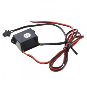 Fir Neon Auto "EL Wire" culoare Rosie, lungime 2M, alimentare 12V, droser inclus - Img 4